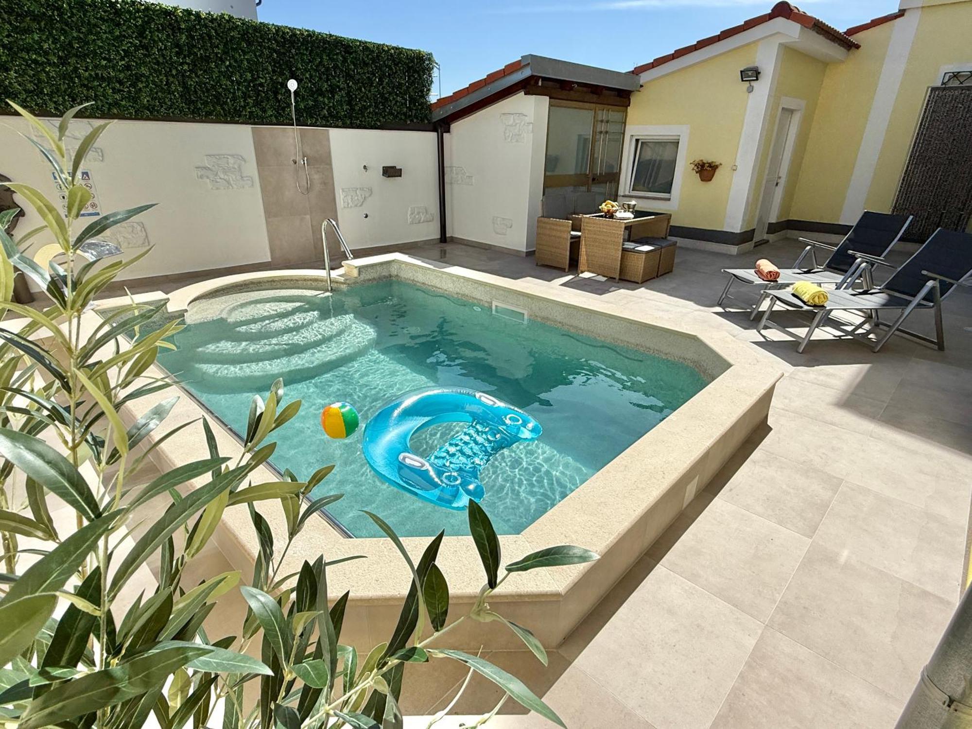 Poolside Studio Fazana Bagian luar foto